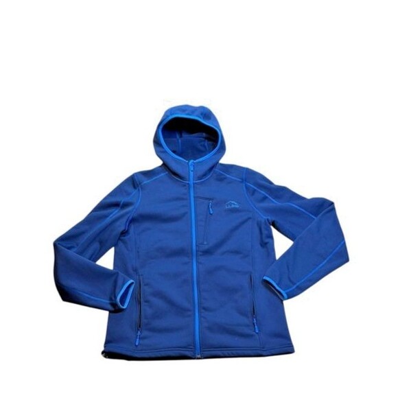 LL Bean Men’s Size Medium Soft Shell Jacket Full Zip Hooded - Outdoors - Hiking - Picture 1 of 7
